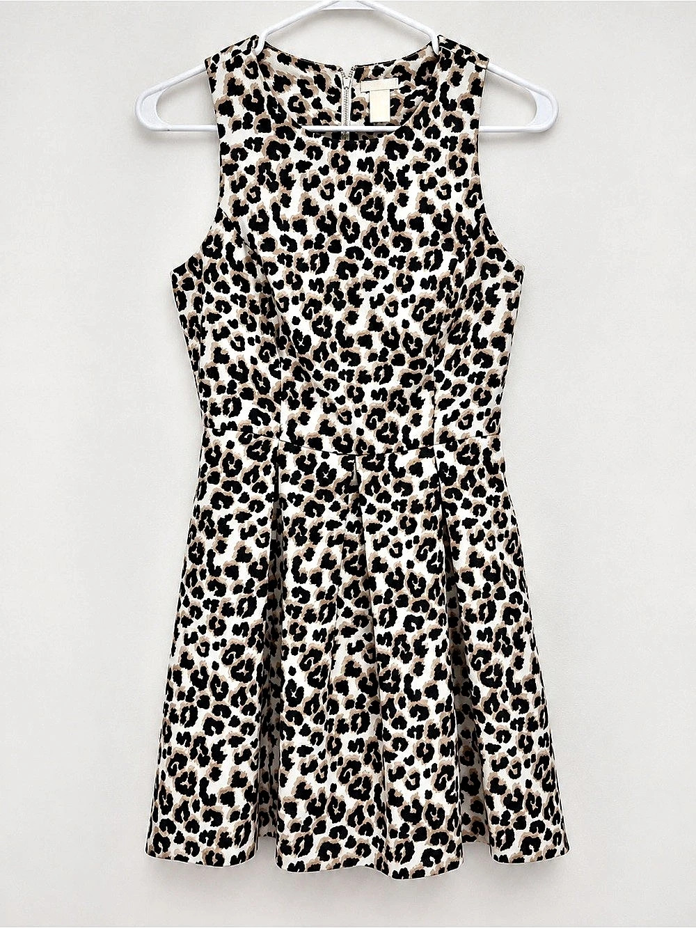Leopard Print Mini Dress Size Small Like New